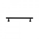 M Marcus Heritage Brass Contour Design Cabinet Pull with 16mm Rose 128mm Centre to Centre